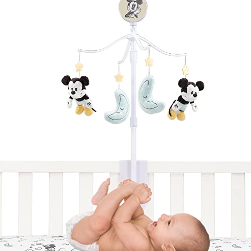 Lambs & Ivy Disney Baby Moonlight Mickey Mouse Musical Baby Crib Mobile Soother