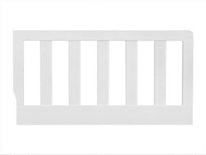oxford baby castle hill crib to toddler bed guard rail conversion kit, white, greenguard gold certified