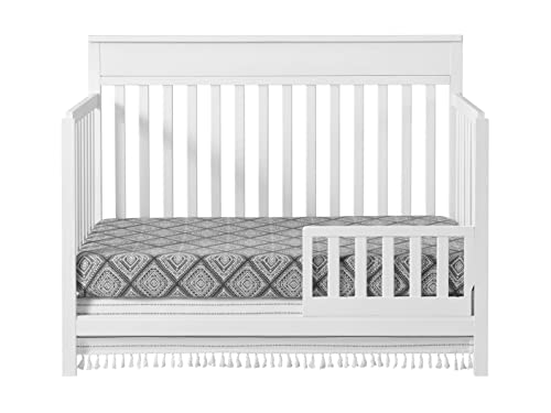 Oxford Baby Castle Hill Crib to Toddler Bed Guard Rail Conversion Kit, White, GreenGuard Gold Certified