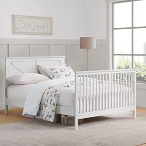 Oxford Baby Montauk Crib to Full-Size Bed Conversion Kit, Barn White