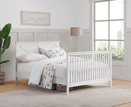 Oxford Baby Montauk Crib to Full-Size Bed Conversion Kit, Barn White