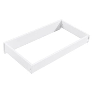 Oxford Baby Changing Topper for Universal 3-Drawer Dresser, Snow White, 6.61 pounds