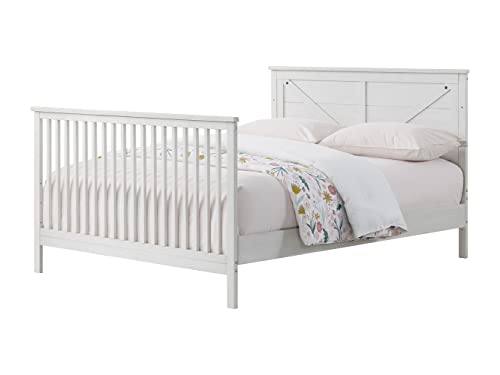 Oxford Baby Montauk Crib to Full-Size Bed Conversion Kit, Barn White