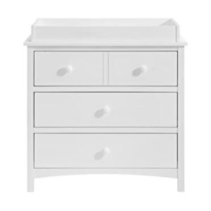 Oxford Baby Changing Topper for Universal 3-Drawer Dresser, Barn White