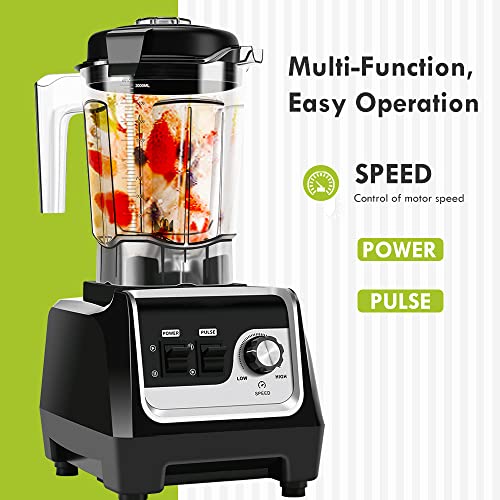 Blender Professional Blender for Kitchen,Smoothie Maker Blender Shake Smoothy, High Speed Powerful Blender Max 1800W and 2000ml