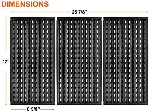 BBQ Future 17" Grill Emitter Replacement Part for Charbroil Performance TRU‑Infrared 3-Burner Gas Grill 463370719 463371116 463371719 463370917 463371716, Grate Compatible with Charbroil G460-0500-W1