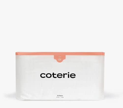 Coterie Diapers Size 01 (8-12 pounds) - 33 Count