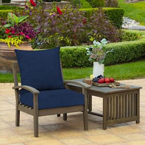 Arden Selections Outdoor Deep Seating Cushion Set 24 x 22, Sapphire Blue Leala