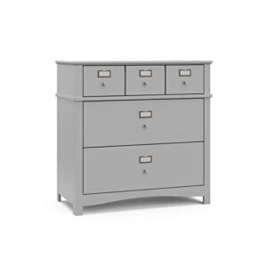 graco clara dresser, 3 drawer, pebble gray