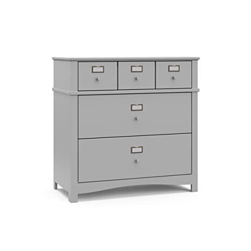 Graco Clara Dresser, 3 Drawer, Pebble Gray