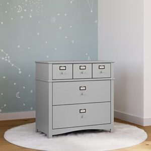 Graco Clara Dresser, 3 Drawer, Pebble Gray