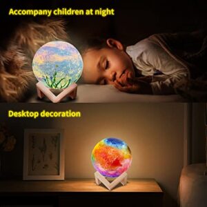 Paint Your Own Moon Lamp Kit, Gifts for Kids DIY 3D Moon Light Cool Galaxy Lamp for Teens Boys Girls, Arts & Crafts Kit Art Supplies for Kids, Arts and Crafts for Kids Ages 8-12 Birthday Gifts