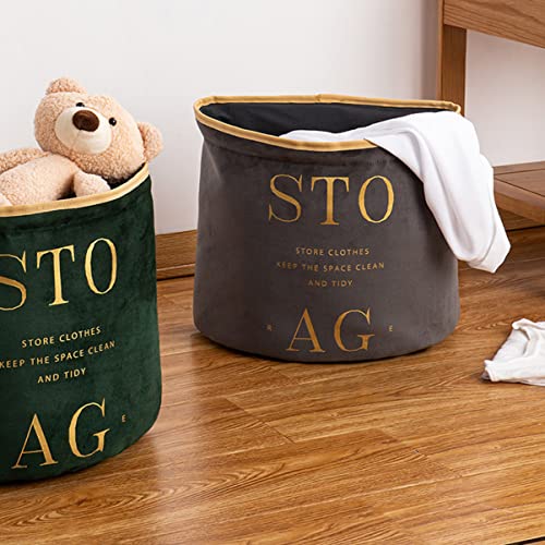 1pc Blankets Bins Art Foldable Clothes Basket Collapsible Sturdy Storage Clothing Home Fabric for Hamper Kid Folding Kids Multi- Cloth Bucket Dirty Baby Bag