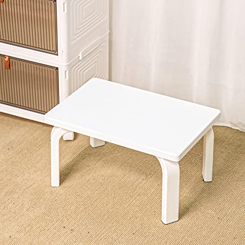 Jynpioe Step Stool for Kids, MDF Step Stool for Toddler Potty Training MDF Board Stool for Nursery Kitchen Toilet with Safety Non-Slip for Stool Legs Mats Children&Adults(White)