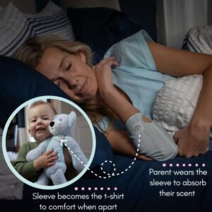 Soothie Sleeve, a Pediatrician Designed Plush, Uses a Parent's Scent to Soothe Baby or Child (Gift Box w/Board Book, Safety Tested for 0+), Bundle