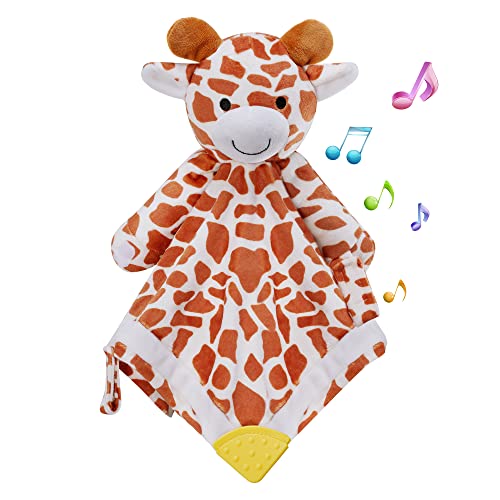 BEREST Baby Sound Sleep Soother Giraffe- White Noise and Lullaby Infant Sleeping Aid with Cry Sensor at Nap Time Routine,Awesome Baby Gift Portable Plush Toddler Snuggle Toy