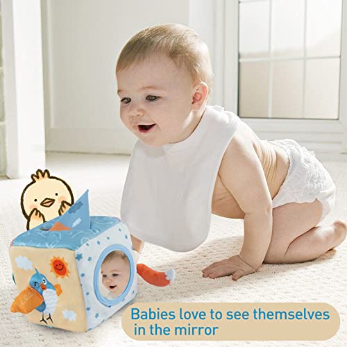 Twefex Baby Tissue Box Toy, Montessori Toy for Babies 6-12 Months, Magic Tissue Box Baby Sensory Toys for 1 Year Old Boy Girl, Early Learning Baby Infant Toys 6 to 12 Months