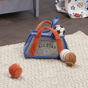 Lambs & Ivy Baby Sports Interactive Plush Toy Set - Football/Basketball/Baseball