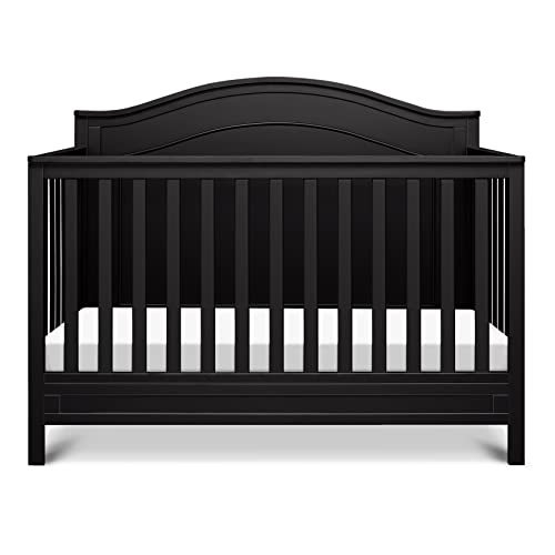 DaVinci Charlie 4-in-1 Convertible Crib in Ebony, Greenguard Gold Certified