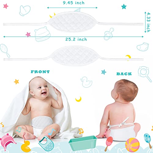 8 Pcs Baby Belly Band Cotton Belly Wrap Comfort Baby Hernia Belt Umbilical Cord Soft Newborn Navel Belt Newborn Essentials for Abdomen Belly Protection Infant Babies 0 to 12 Months