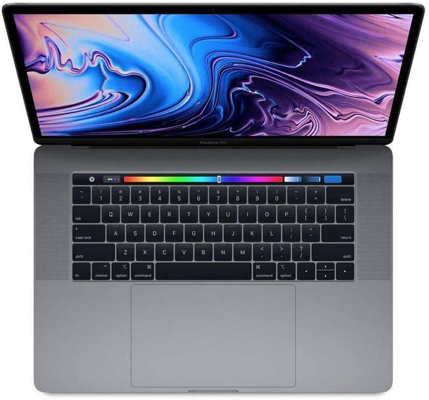 2019 Apple MacBook Pro with 2.6GHz Intel Core i7 (15-inch, 16GB RAM, 512GB Storage) Space Gray (Renewed)