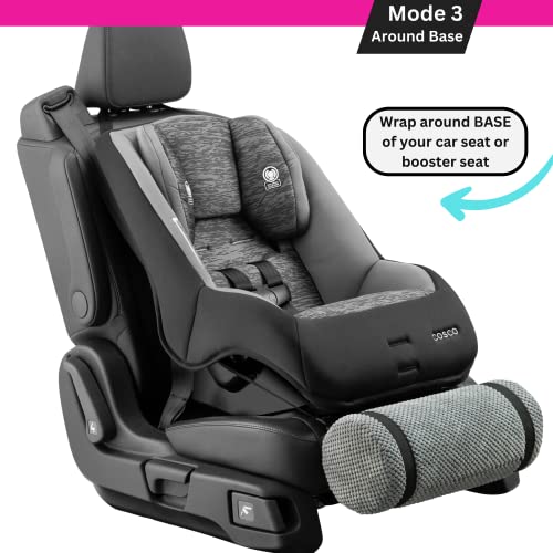 Car Seat Foot Rest for Kids | Car Seat Accessories | Leg Rest for Car Seat Kids | Car Foot Rest | Adjusts to Any Carseat Or Toodlers Booster Seat-Grey by SWANOO