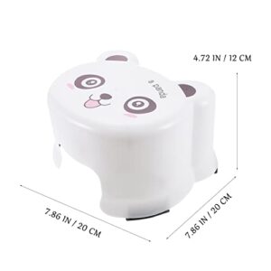 Gadpiparty Step Stool for Kids Plastic Toddler Step Stool Bathroom Potty Stool Kitchen Step Stool Home Step Stools for Bathroom, Kitchen and Toilet Potty Training, White