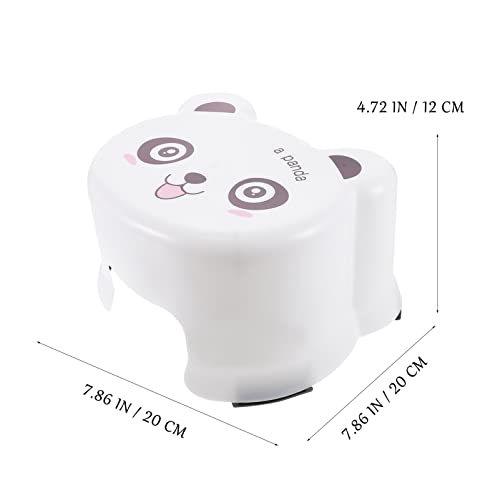 Gadpiparty Step Stool for Kids Plastic Toddler Step Stool Bathroom Potty Stool Kitchen Step Stool Home Step Stools for Bathroom, Kitchen and Toilet Potty Training, White