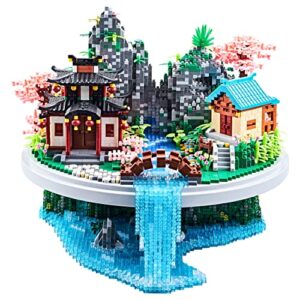 peachtree micro blocks for adults mini bricks decorative models kit, a chinese ancient famous architecture and collection diy toys gift set for kids (7626 pcs)