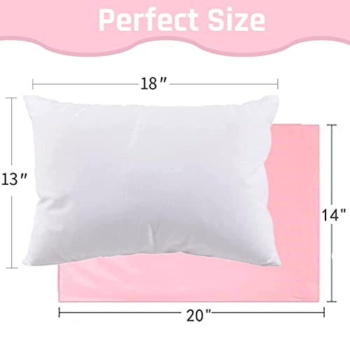 Toddler Pillow with Pillowcase - 13x18 Organic Cotton Baby Pillows for Sleeping - Soft Little Travel Pillows for Boys & Girls, Kids Bedding Set, Perfect for Cot Crib, Daycare, Car Trips