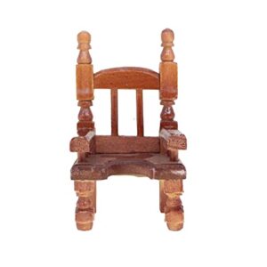 Susaniita - Wooden Chair for Nativity Set Size 1: Sized for Baby Jesus Figure 3 to 4 Inches Tall, Silla para Niño Dios - 5 in (H) X 2.5 in (W)