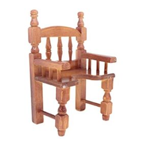 Susaniita - Wooden Chair for Nativity Set Size 4: Sized for Baby Jesus Figure 7 to 8 Inches Tall, Silla para Niño Dios - 8.75 in (H) X 5.5 in (W)