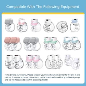 Wearable Breast Pump Replacement Parts Duckbill Valves 4PCS & Silicone Diaphragm 4PCS for Momcozy S12 S9, Original Part Accessories Replacement, Electric Breast Pump Part, BPA Free, Easy to Clean,8PCS