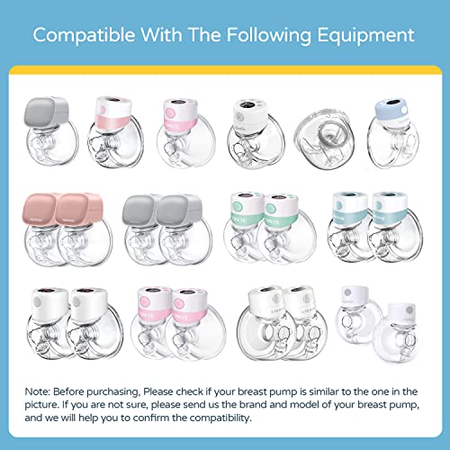 Wearable Breast Pump Replacement Parts Duckbill Valves 4PCS & Silicone Diaphragm 4PCS for Momcozy S12 S9, Original Part Accessories Replacement, Electric Breast Pump Part, BPA Free, Easy to Clean,8PCS