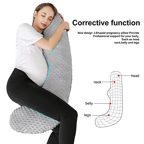 Treeking-Pregnancy Pillows - Soft and Comfortable Pregnancy Body Pillow for Side Sleeping, Durable and Stretchy Maternity Pillow Suitable for Head, Neck and Abdominal Support