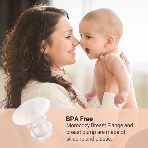 Momcozy Flange Insert 21mm Compatible with S9/S12 Series Wearable Breastpump, Wearable Breast Pump Shield/Flange Insert, Pump S9/S12 Parts Replace (21mm)