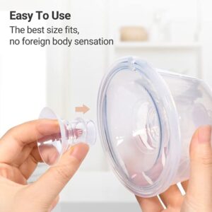 Momcozy Flange Insert 21mm Compatible with S9/S12 Series Wearable Breastpump, Wearable Breast Pump Shield/Flange Insert, Pump S9/S12 Parts Replace (21mm)