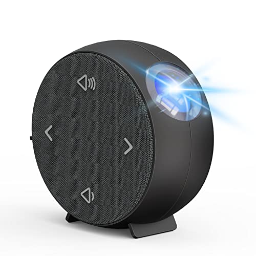 White Noise Sound Machine Nightlight Projector for Bedroom, Soft Cloud Night Light for Ceiling, 20 Soothing Sounds for Sleeping, Adjustable Brightness, Small Sound Machine for Baby, Kid, Adult