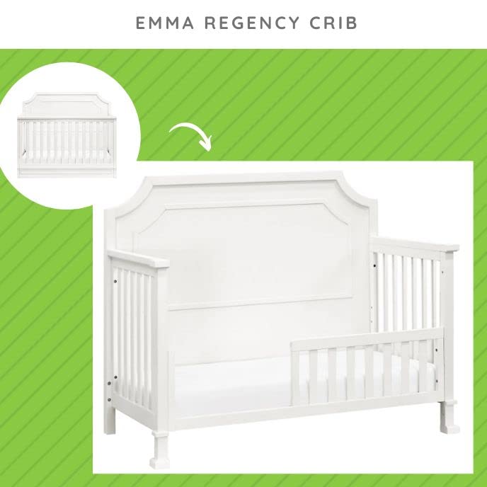 CC KITS Toddler Bed Safety Guard Rail for Emma Regency Crib by Million Dollar Baby | Item 10799 (Warm White)