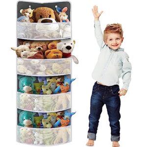 ofiray-home soft corner shelf | safe hanging organizer | child-friendly wall mount storage | for sundries, toys, stuffed animals, diapers | for pantry closet bedroom nursery organization 1-pack
