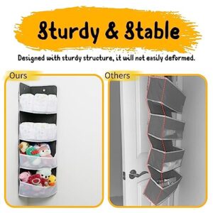 Ofiray-home Soft Corner Shelf | Safe Hanging Organizer | Child-Friendly Wall Mount Storage | for Sundries, Toys, Stuffed Animals, Diapers | for Pantry Closet Bedroom Nursery Organization 1-Pack