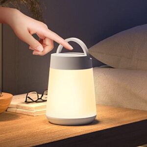 aisutha night light for kids, led touch sensor baby night light for breastfeeding and sleep aid, stepless dimming nursery lamp rechargeable portable night light with memory function bedside light
