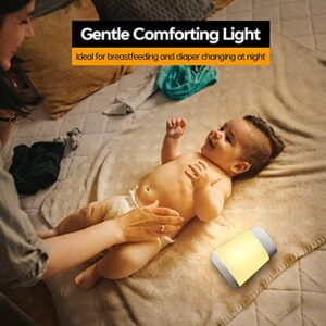 Aisutha Night Light for Kids, LED Touch Sensor Baby Night Light for Breastfeeding and Sleep Aid, Stepless Dimming Nursery Lamp Rechargeable Portable Night Light with Memory Function Bedside Light