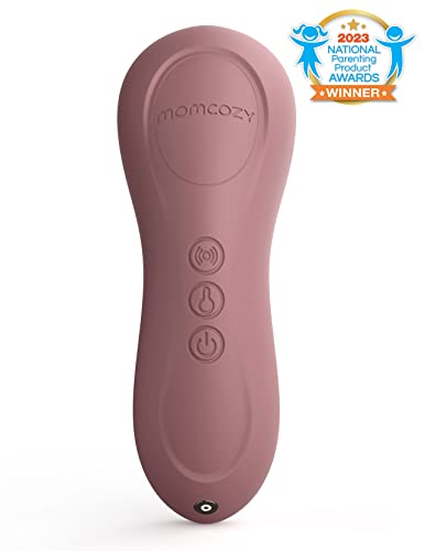 Momcozy Kneading Lactation Massager with Heat, 3-in-1 Real-Like Massage for Relieve Clogged Ducts, Breast Massager Warming for Breastfeeding, Improve Milk Flow, Dusty Rose