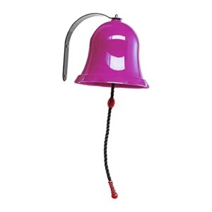 tachiuwa hanging bells wall mounted ship bells swing accessories for backyard playground toddlers boys kids , violet
