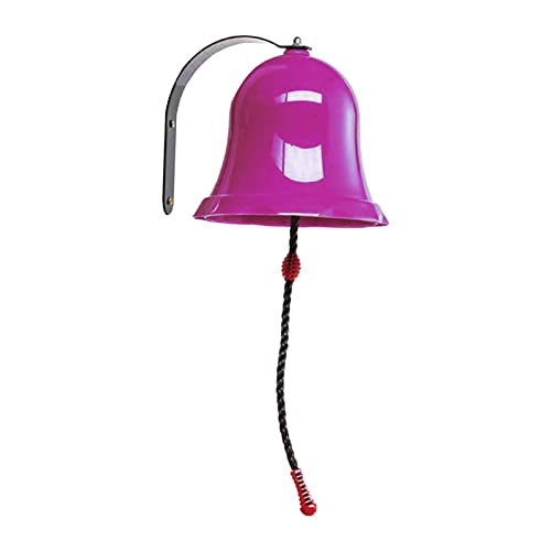 Tachiuwa Hanging Bells Wall Mounted Ship Bells Swing Accessories for Backyard Playground Toddlers Boys Kids , Violet