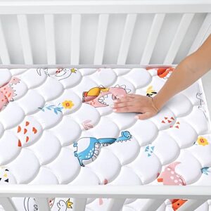 Premium Foam Hypoallergenic Crib Mattress and Toddler Mattress, 5" Dual-Sided, Breathable, and Firm Toddler Bed Mattress,Toddler Mattress for Toddler Bed, Fits Standard Full-Size Crib and Toddler Bed