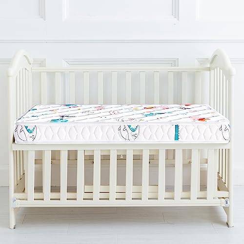 Premium Foam Hypoallergenic Crib Mattress and Toddler Mattress, 5" Dual-Sided, Breathable, and Firm Toddler Bed Mattress,Toddler Mattress for Toddler Bed, Fits Standard Full-Size Crib and Toddler Bed