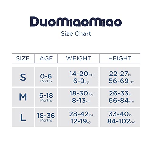 Duomiaomiao Muslin Baby Sleep Sack, Breathable Bamboo & Cotton Side-Open Zipper Baby Wearable Blanket, 0.6 TOG Skin-Friendly Sleeping Bag for Baby Toddler