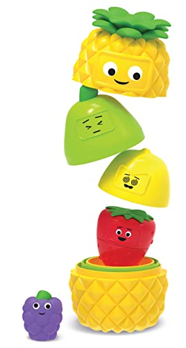 Learning Resources Big Feelings Nesting Fruit Friends, 9 Pieces, Ages 18+ Months, Social Emotional Learning Toys, Sensory Toys, Speech Therapy Materials